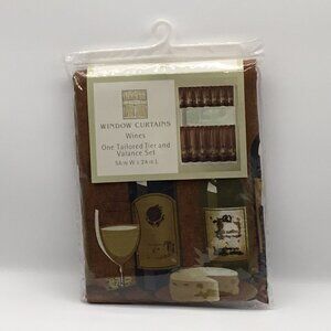 (NWOT) Window Curtain Wines